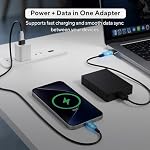 USB to USB C Adapter (Pack of 4) | Type-C Female to A Male Charger Converter for iPhone 17 Air Pro Max 16e 16 15 14 13 Plus Pro Max, Apple Watch11 10 9, Samsung S25,MacBooks,Laptops,Car
