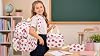 Mochila escolar para niñas VANKANY, linda bolsa escolar con lonchera y estuche de lápices, regalo para niños y adolescentes, morral para primaria, secundaria y preparatoria, mochila estética para niños, fresa 4