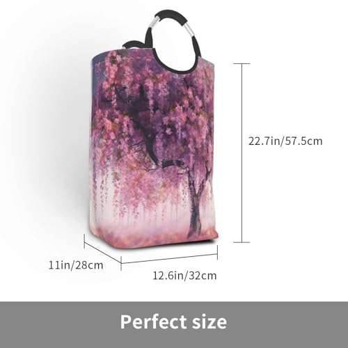 Panier à linge pliable en forme d'arbre floral grand modèle stable