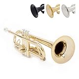 boquilla yamaha 7c trompeta Trompeta híbrida en Bb, Peso 650 g, ligera y robusta, Cuerpo de ABS, dorada