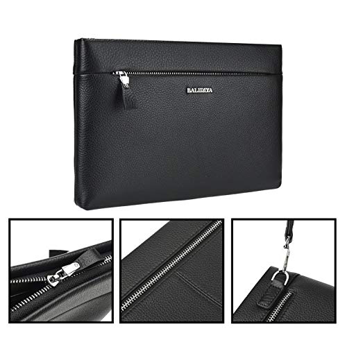 Genuine Leather Clutch Bag for Men Handbag Wrist Bag Business Large Purse Envelope Bag4