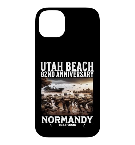 D-day 2026 82nd Anniversary Normandy D-Day Omaha Beach 1944 �X�}�z�P�[�X iPhone 14 Plus �p