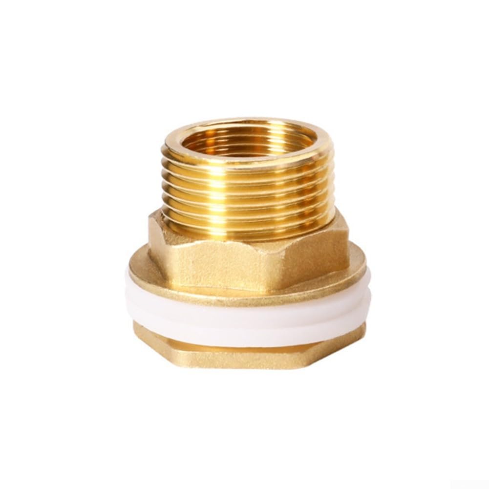 Rubinetto a Sfera in Ottone a Flusso Pieno, Maschio, Attacco per Tubo Flessibile da 1/2" NPT, Uscita da 3/4" GHT, Rubinetto per Esterno con Controllo dell'Acqua da Giardino