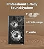 Edifier R2750DB MKII Powered Bookshelf Speakers, 144W 3-Way Active Studio Monitor with Sub Out, Hi-Res Audio, Bluetooth 6.0 with LDAC, HDMI/Optical/Coaxial for Turntable, PC, Home Audio - Black