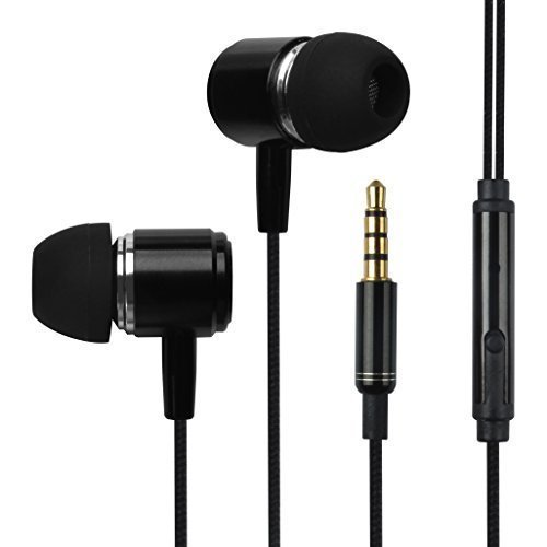 Francois et Mimi in-Ear 3.5mm Aux Hi-Fidelity Headphones Earbuds CH-09, Black