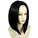 Produktbild Amazing Face Frame Bilderrahmen Soft Medium, Bob Jet Schwarz Damen Perücke Haut top Haar Welliges UK