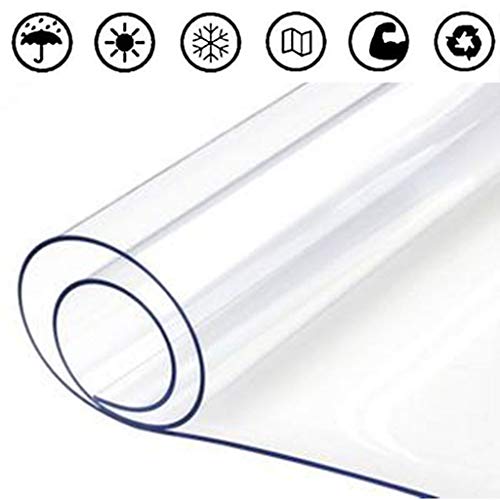 Lona de PVC transparente impermeable y protector de lluvia exterior 2