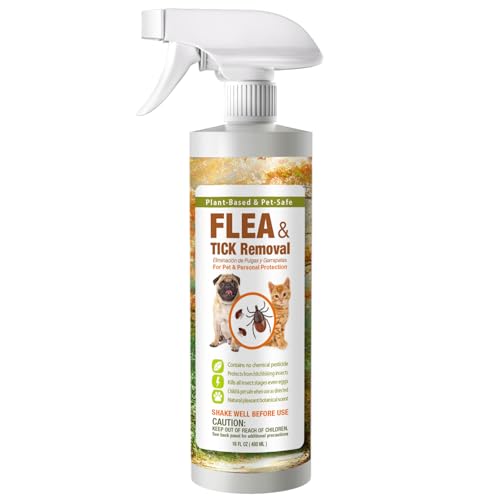 EcoVenger Flea & Tick Removal Spray 16oz for Dogs and