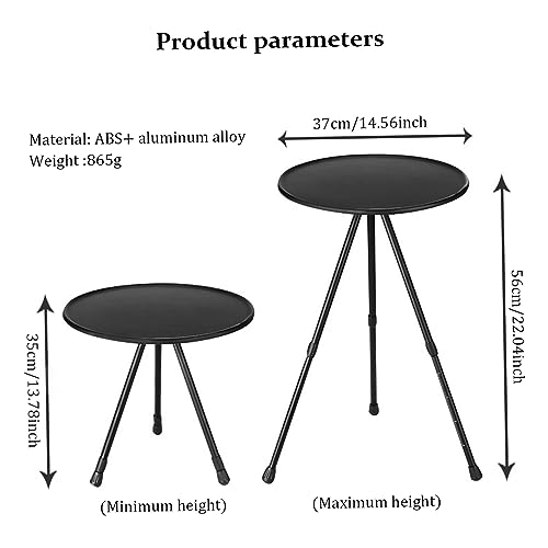 Table basse pliable ronde pour ne plus encombrer votre terrasse extérieure