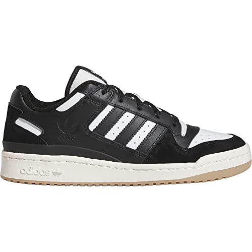 Image of adidas Originals Men Leather Forum Low CL, Casual Shoes, Black, UK-9