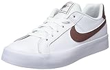 Tipo de tacón: Plano Nike WmnsCourt Royale AC, Zapatillas de Gimnasia para Mujer, Blanco (White/Smokey Mauve 101), 39 EU