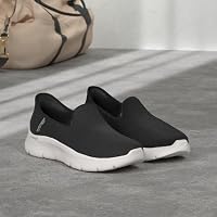 Skechers Women's Hands Free Slip-Ins Go Walk Flex-Relish Sneaker, Black/White, 10 — image 2