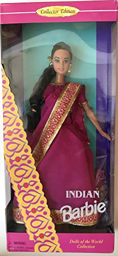 Barbie como india colección Muñecas del Mundo miniatura 3