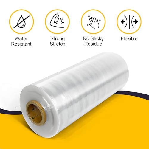 8 Net Inc. SW80-20 8Net 20 Inch X 5000', Heavy Duty Machine Length Stretch Wrap thumb #5