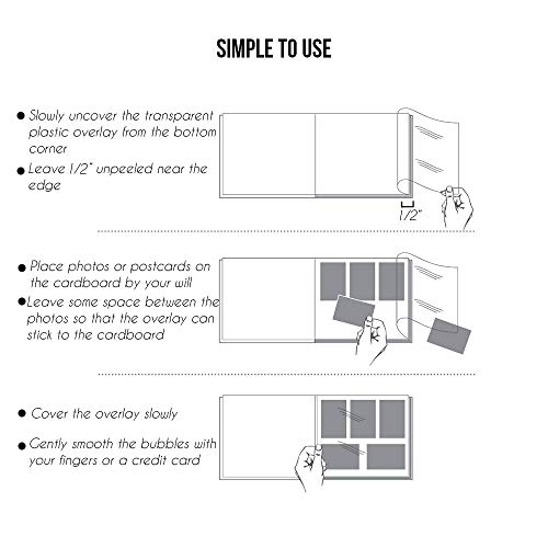 Totocan Photo Album Self Adhesive, Huge Magnetic Self-Stick Page Picture Album With Leather Vintage Inspired Cover, Hand Made Diy Albums Holds 3X5, 4X6, 5X7, 6X8, 8X10, 10X12 Photos (Brown 40 Pages) #TOP6