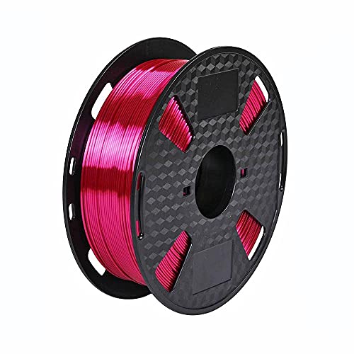 Image of Silk Rose Red PLA Filament 1.75mm 3D Printing Filament 1KG Shiny Pink 3D Printer Material CC3D Silky Metallic Rose Pink PLA Filament Shiny Magenta PLA Filament