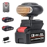 Portable Battery Operated Heater – Rechargeable Cordless Space Heater for Indoor Use, Ideal for Offices, Camping, and Car Window Defogging
