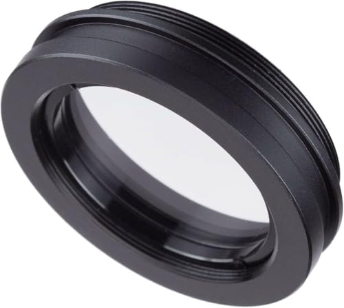 Image of AmScope SM10 1X Barlow Lens For SM Stereo Microscopes, Black, 48 mm