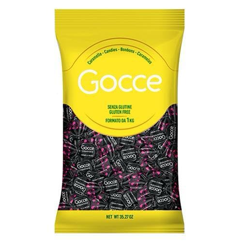 Caramelle alla Liquirizia Mix – Confezione da 1kg | Ideali per Feste, Compleanni e Momenti di Relax (Gocce Alla Liquirizia)