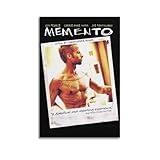 GBHEVEWV Memento Filmposter, dekoratives Gemälde, 