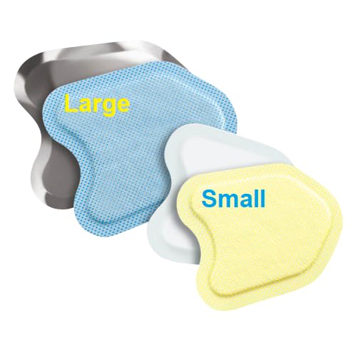 AmeriCan Goods 50/pk Dental Absorbent Pads Small Yellow Saliva Absorbents N-Drys Reflective Pedo Moisture Control