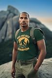 TeeUnion Hide and Seek Champion T-Shirt – Funny Bigfoot Graphic Sarcastic Tee for Men Forest Green