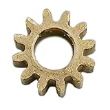 3pcs 12 Teeth 0.6M Copper Gear OD=8.2mm Thickness=5mm Brass Pinion Hole 3/3.17/ 4mm 123A 123.17A 124A Industrial Bearings Gears(4mm)