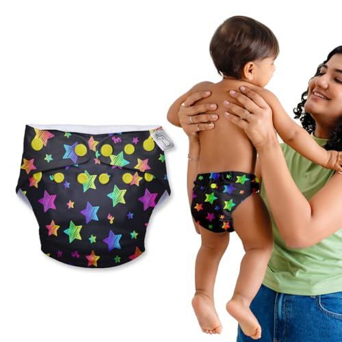 Image of SuperBottoms NEW UNO Freesize Cloth Diaper | Cloth diaper for babies 3M to 3Y | Washable & Reusable cloth diaper | Comes with cloth diaper insert | 1 Diaper and 1 Organic cotton Soaker