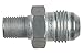 ICT Billet Straight -6 Flare Male to 1/8"NPT Pipe Adapter Fitting 6 AN Bare Aluminum - National Pipe Thread Designed & Manufactured in the USA AN816-06-02A