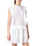 replay w9661 .000.10281 vestito, bianco (001 white), xl donna