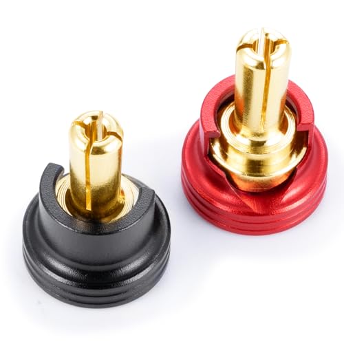 Conectores de enchufe banana de 4mm y 5mm RCHUBAM para enchufe de bala de batería RC