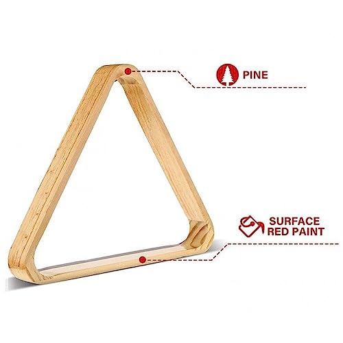 Kit triangle billard bois et losange pour remplacer vos racks usés
