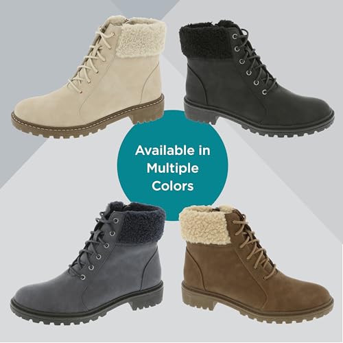 Masseys Women's Hazel Lace-Up Lug Sole Boot4