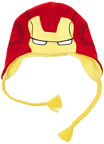 Rubie's mens Marvel Universe Iron Man Fleece Hat Party Supplies, As Shown, One Size US