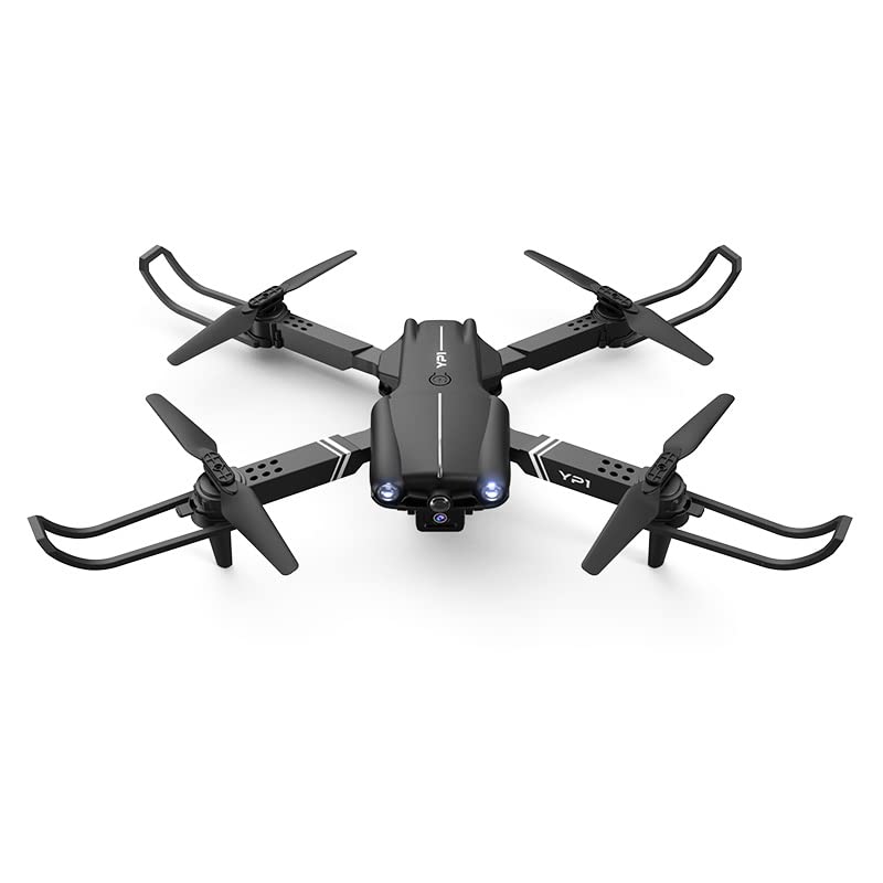 Wltoys YP1 Mini Drone/Helicopter/Quadcopter 4K HD Camera Four-sided Obstacle Avoidance Air Pressure Fixed Height Professional Foldable Quadcopter Toys (4k-B-Dual+OFP)