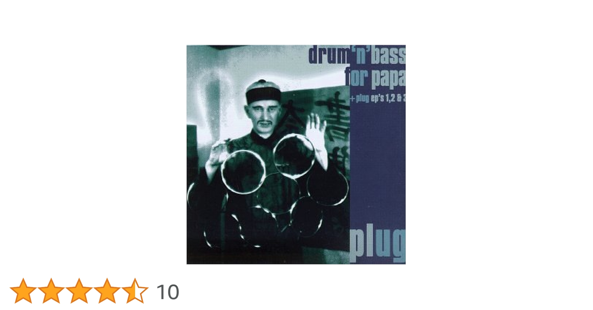 Plug　Luke Vibert別名義　ドラムンベース大傑作アルバム　2LP Plug – Drum'N'Bass For Papa – CD (Album), 1996 [r71406
