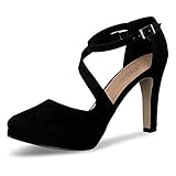  s.Oliver Damen 5-5-24420-34 Riemchenpumps, Schwarz (Black 001), 40