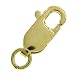 2 pcs 14k Gold Filled Straight Lobster Claw Clasp Bead Open Jump Ring 10mm / Findings / Yellow Gold