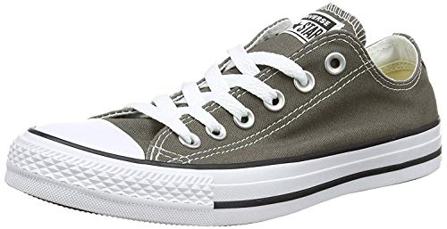 Converse Unisex Chuck Taylor All Star Low Top (10.5 B(M) US Women / 8.5 D(M) US Men, Charcoal)