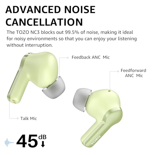 TOZO Hybrid Wireless Earbuds with ANC thumbnail 3