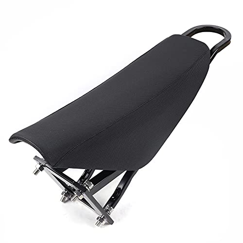 Motorcycle Bicycle Luggage Rear Seat Saddle, PU Iron Electric...