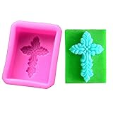 Cross Soap Mold Silicone Handmade DIY Craft Lotion Bar Mold Christian Baptism Party Gifts Favors Supplies