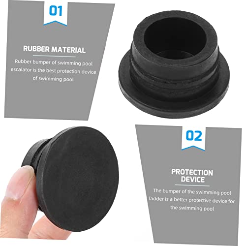 Tapon de caucho para escalera de piscina miniatura 5