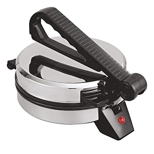 Sunflame RM1 900-Watt Roti Maker (Silver/Black)