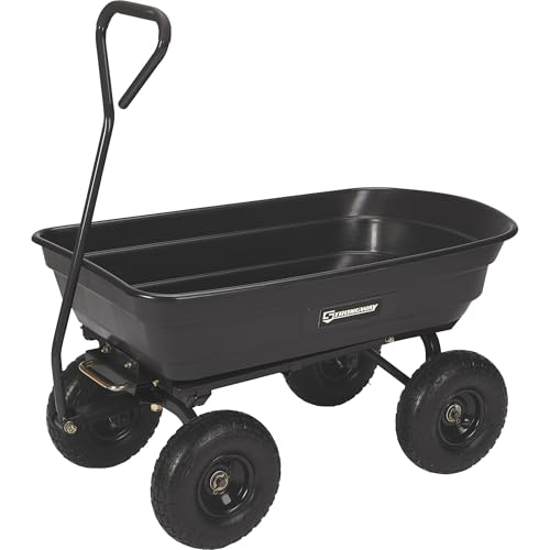 Strongway Poly Garden Dump Cart