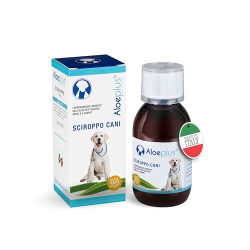 ALOEPLUS Xarope para cães 250 ml - suplemento alimentar energético e desintoxicante à base de aloé arborescens BIO, reforça as defesas naturais, ideal como evitalizante para cães