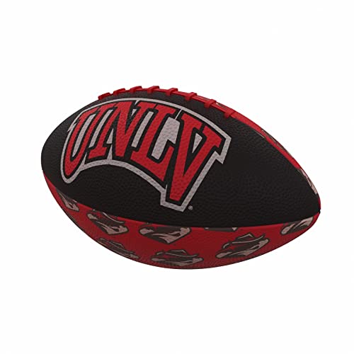 Logo Brands UNLV Repeating Mini-Size Rubber Football