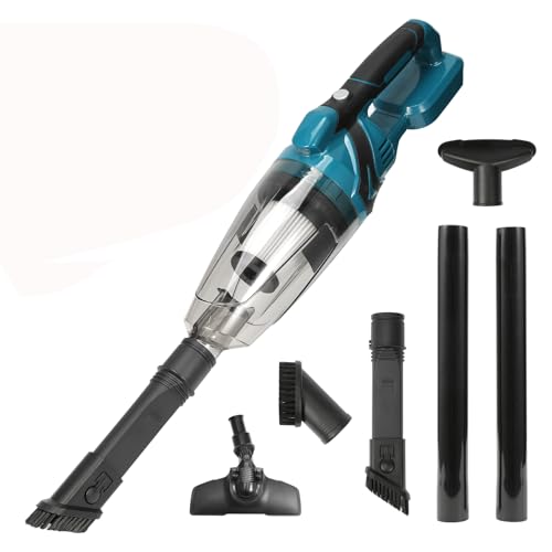 Xoeminor Aspirador de mano Inalámbrico Potente para Baterías Makita, 8000Pa Aspirador Inalámbrico Multifunción 4 en 1, Volumen de aire máximo 1,0 m³/min, para Cerdas de Animales/Cocina/Oficina/Coche