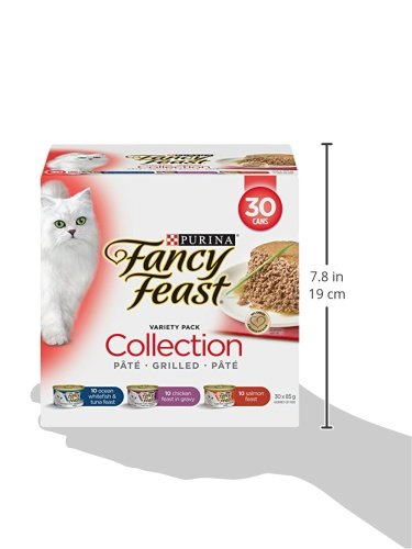 Fancy Feast Wet Cat Food, Collection Variety Pack 3 Flavours - 85 g Can (30 Pack) image 4