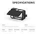 Liboqiao Action 5 Pro/4/3 Screen Hood Sunshade Cover Anti-Glare Housing Case with Sun Hood Compatible with DJI OSMO Action 5 Pro/4/3 for DJI Osmo Action Camera Accessories